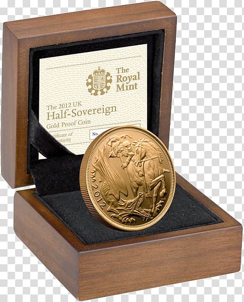 Proof coinage Perth Mint Half sovereign, coin transparent background PNG clipart