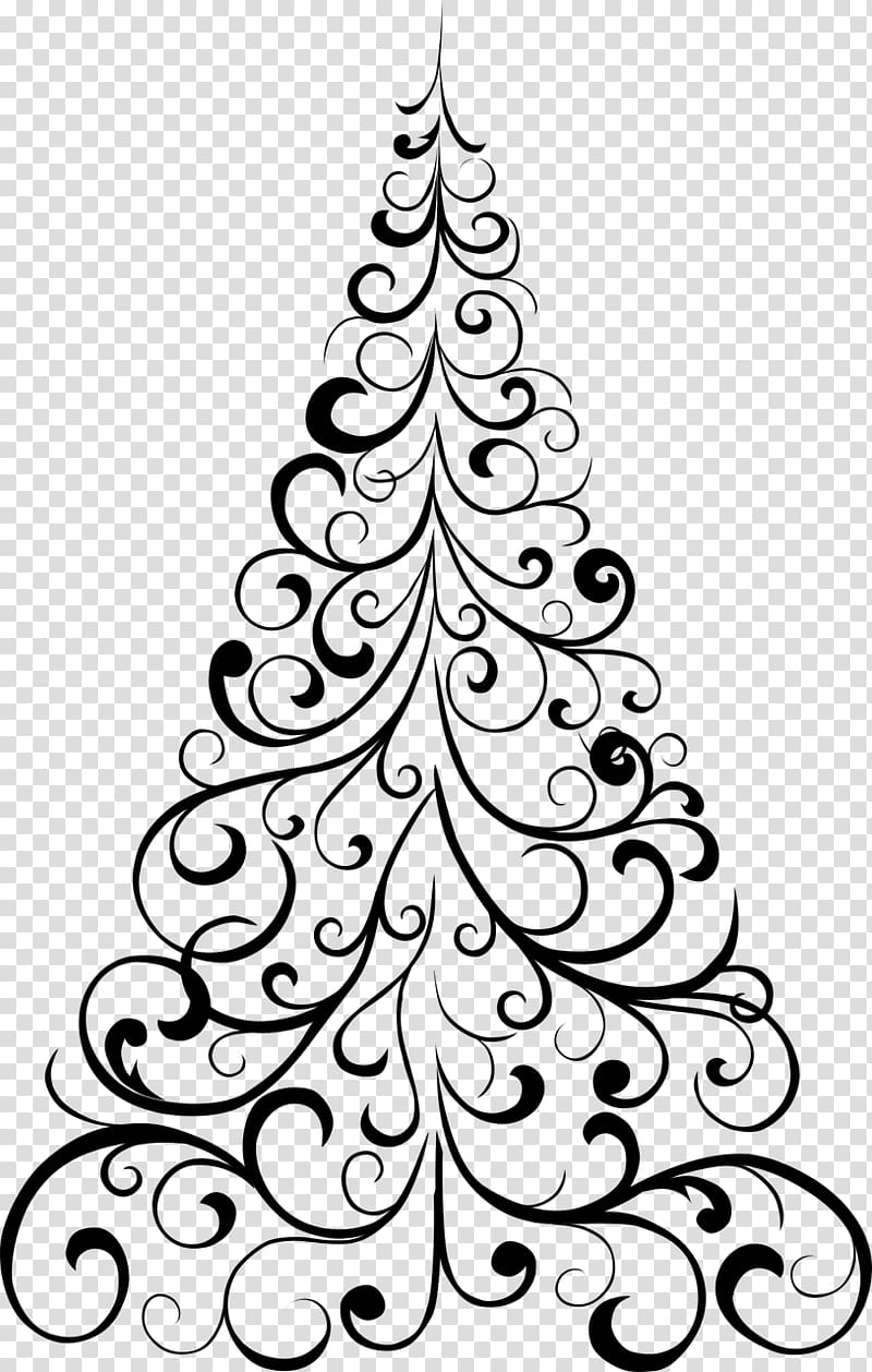 Drawing Christmas tree Christmas lights , christmas tree transparent background PNG clipart