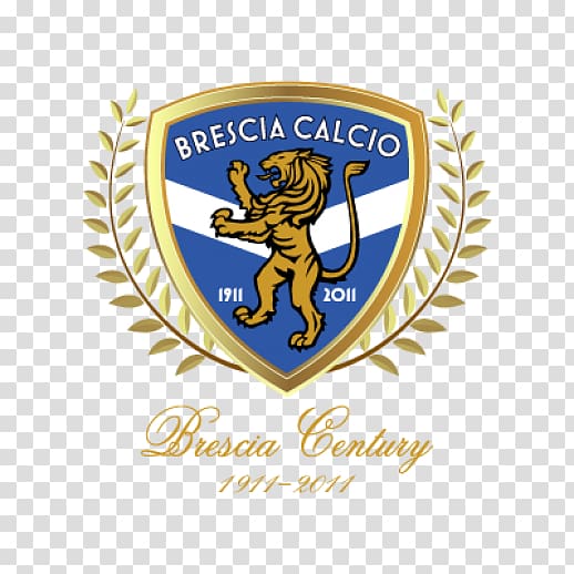 Brescia Calcio Football, 100 years transparent background PNG clipart