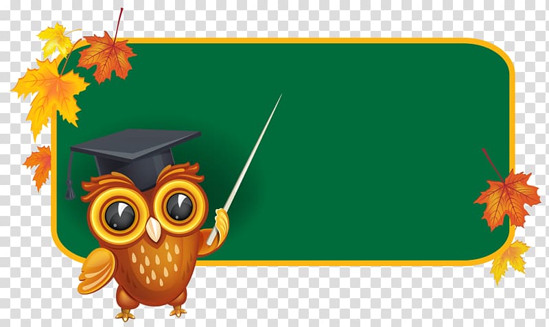 Board of education Blackboard School , Owl with School Board , owl with chalkboard illustration transparent background PNG clipart