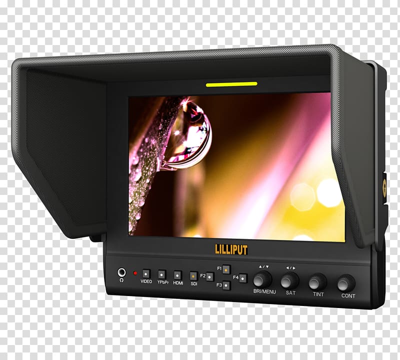 Computer Monitors Lilliput 663/O/P2 IPS panel Camera Serial digital interface, Camera transparent background PNG clipart