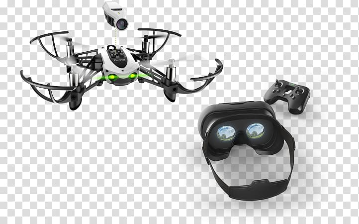 First-person view Drone racing Parrot Mambo Unmanned aerial vehicle, drone camera transparent background PNG clipart