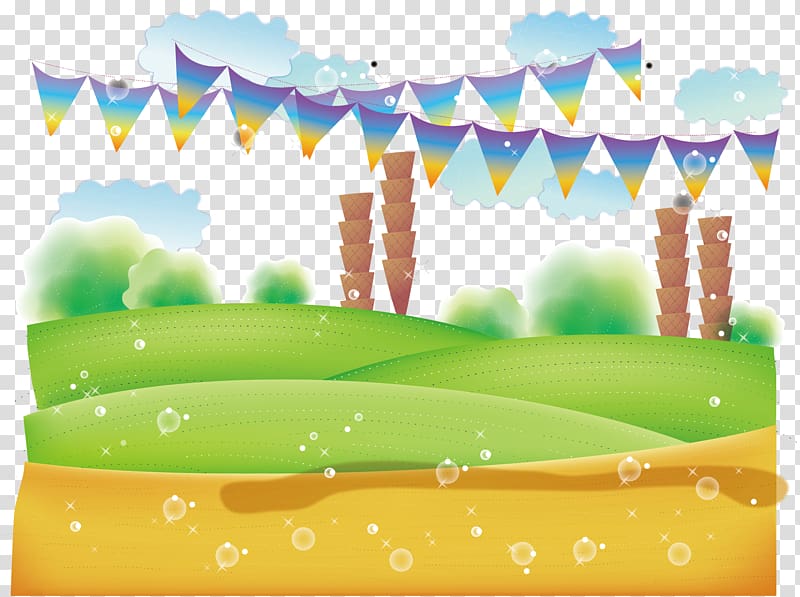 Illustration, Watercolor Countryside transparent background PNG clipart