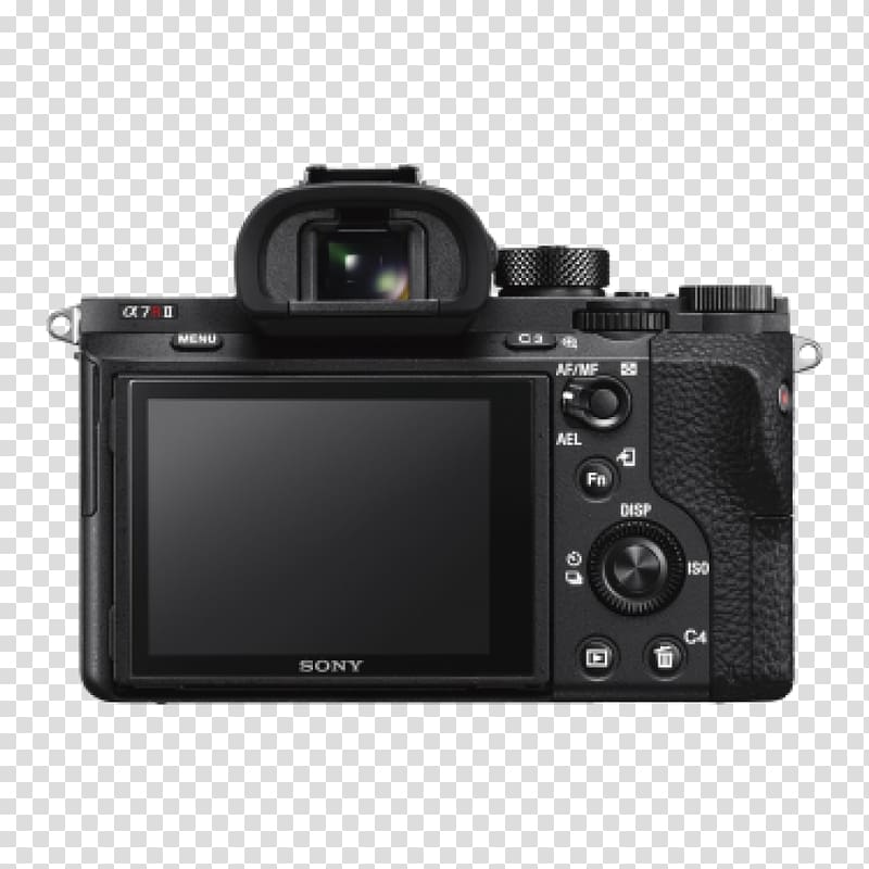 Sony α7R II Sony Alpha 7S Sony α9 Sony A7R Mirrorless interchangeable-lens camera, Camera transparent background PNG clipart