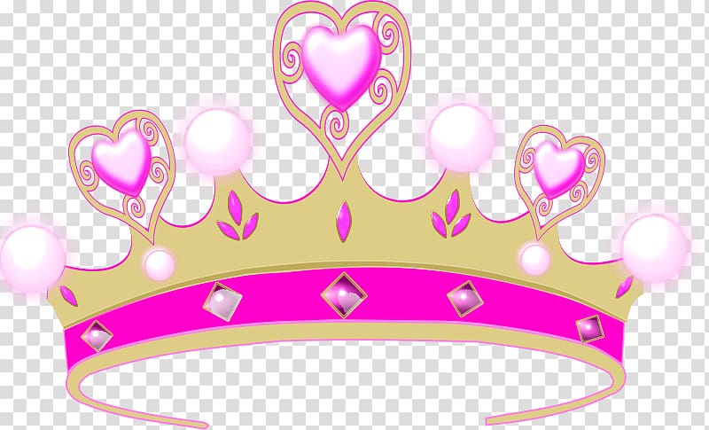 pink and gold tiara illustration, Crown Princess , Crown Princess transparent background PNG clipart