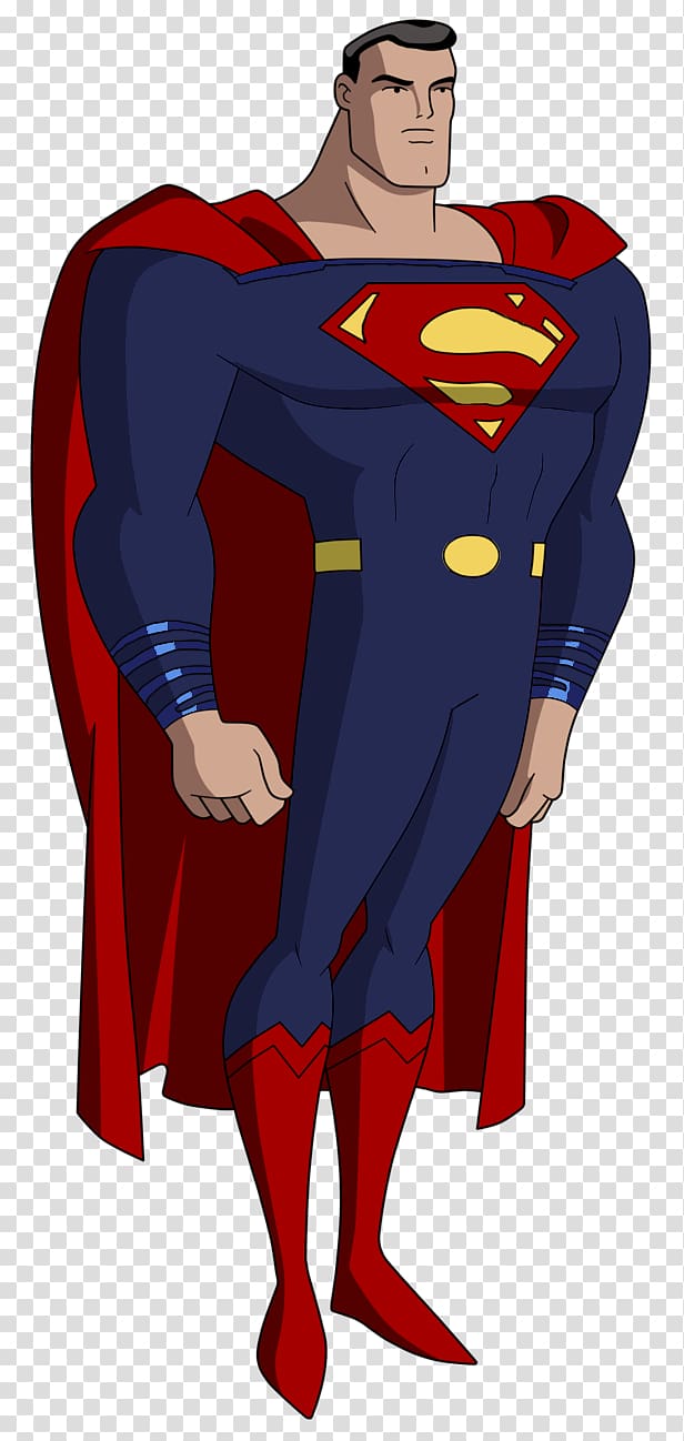Superman Justice League Unlimited Bruce Timm Wonder Woman Baris Alenas, superman transparent background PNG clipart