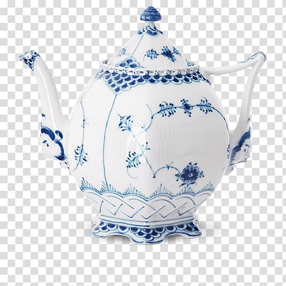 Flora Danica Royal Copenhagen Teapot Tableware Porcelain, chinese lace transparent background PNG clipart