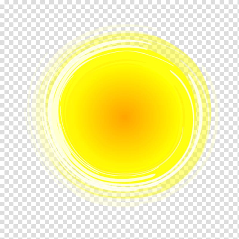 Yellow Circle Font, Golden sun cartoon transparent background PNG clipart