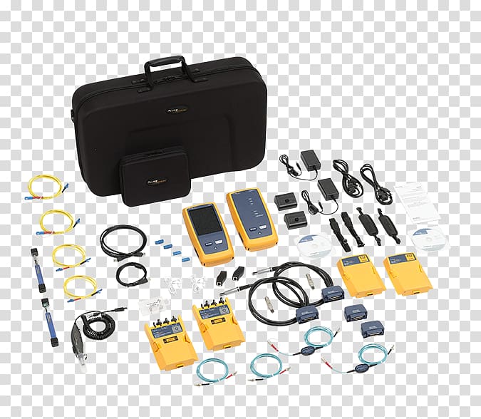 Fluke Corporation Cable tester Copper cable certification Computer network Optical time-domain reflectometer, Fluke transparent background PNG clipart