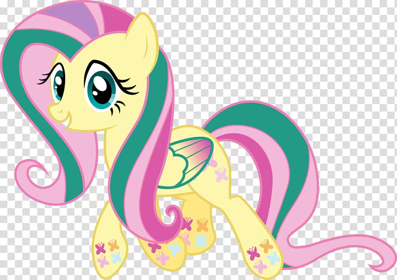 Pony Fluttershy Twilight Sparkle Rainbow Dash , fluttered transparent background PNG clipart