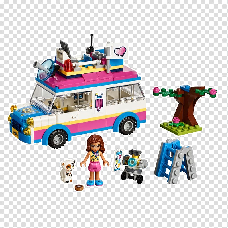 LEGO 41333 Friends Olivia's Mission Vehicle Amazon.com LEGO Friends Toy, toy transparent background PNG clipart