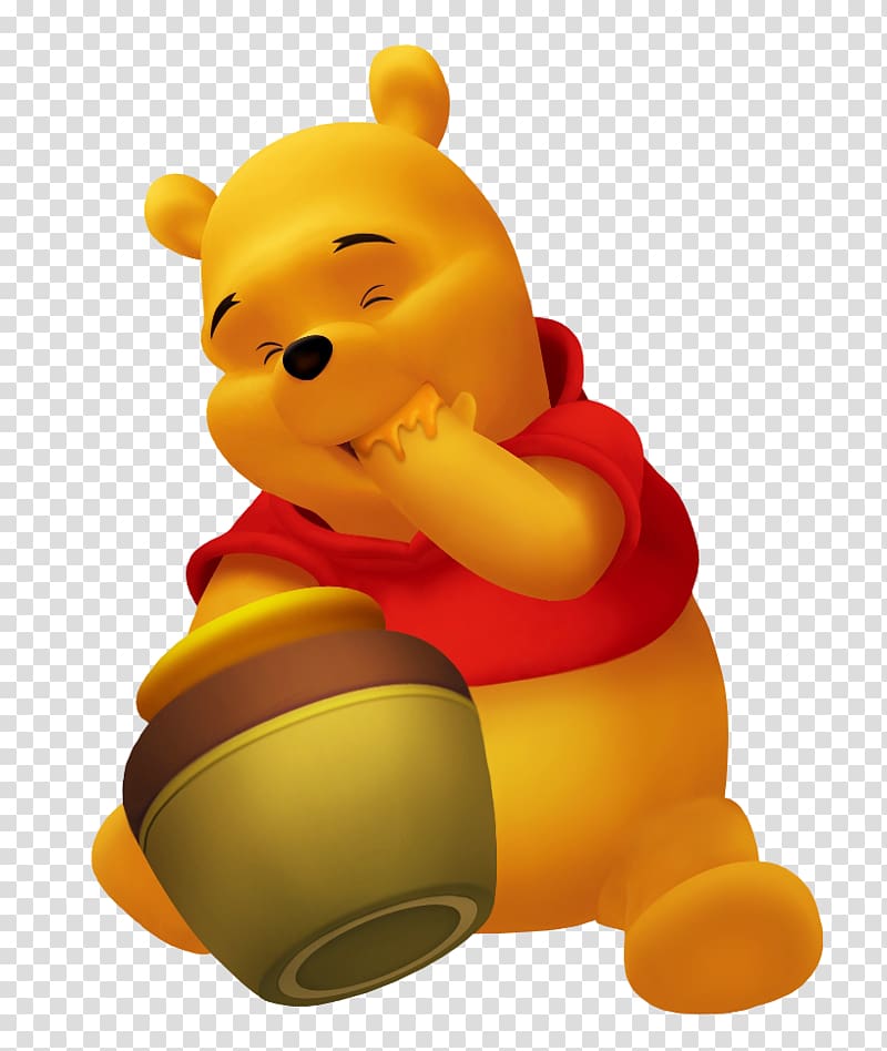 Winnie the Pooh Kingdom Hearts II Kingdom Hearts: Chain of Memories Kingdom Hearts Birth by Sleep Hundred Acre Wood, pooh transparent background PNG clipart