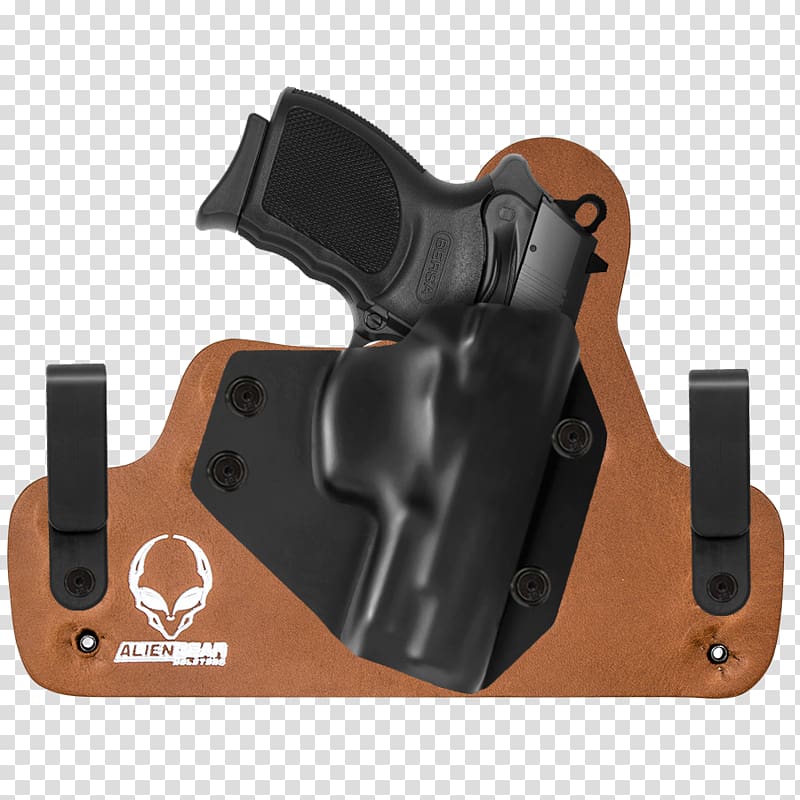Gun Holsters Paddle holster Firearm Handgun, Handgun transparent background PNG clipart