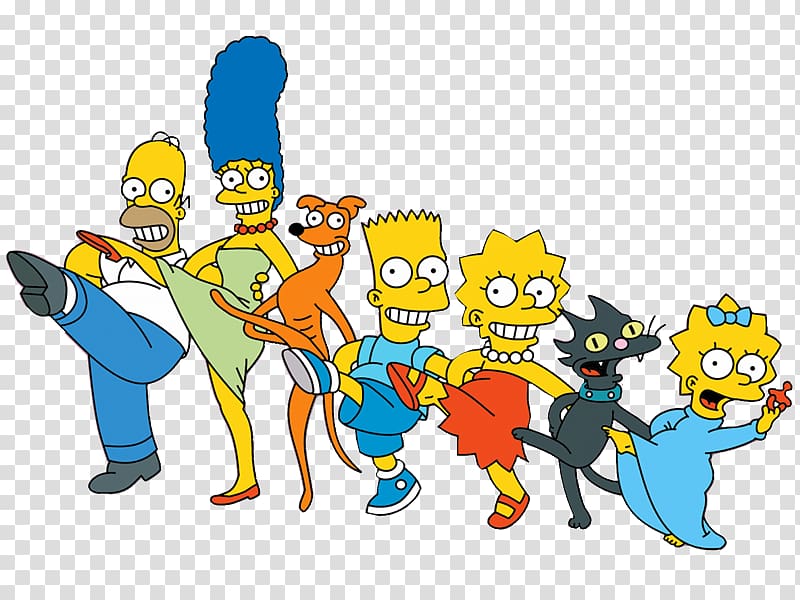 Homer Simpson Bart Simpson Lisa Simpson , qian yu transparent background PNG clipart