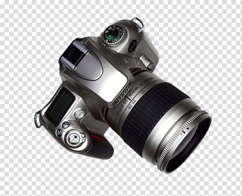 Single-lens reflex camera , Black SLR Camera transparent background PNG clipart
