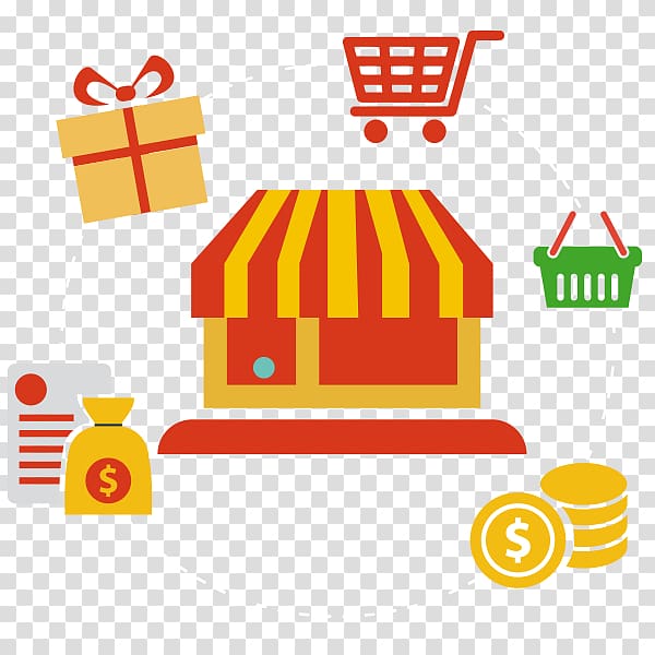 Online shopping E-commerce Retail Service, transparent background PNG clipart