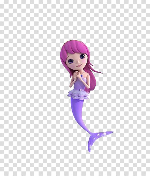 Mermaid, A purple mermaid transparent background PNG clipart