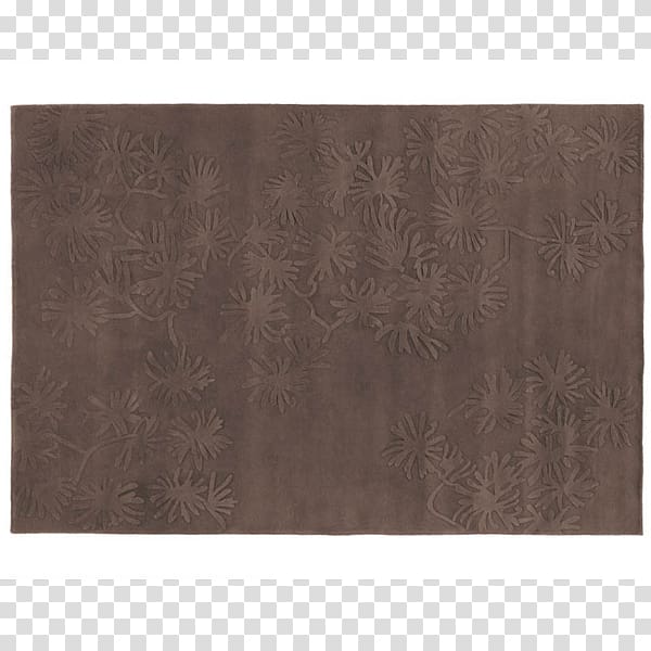 Place Mats Rectangle Brown, embossed flowers transparent background PNG clipart