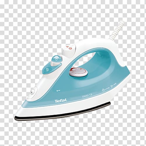 Clothes iron Ironing Tefal Clothes steamer Stainless steel, Steam Iron transparent background PNG clipart
