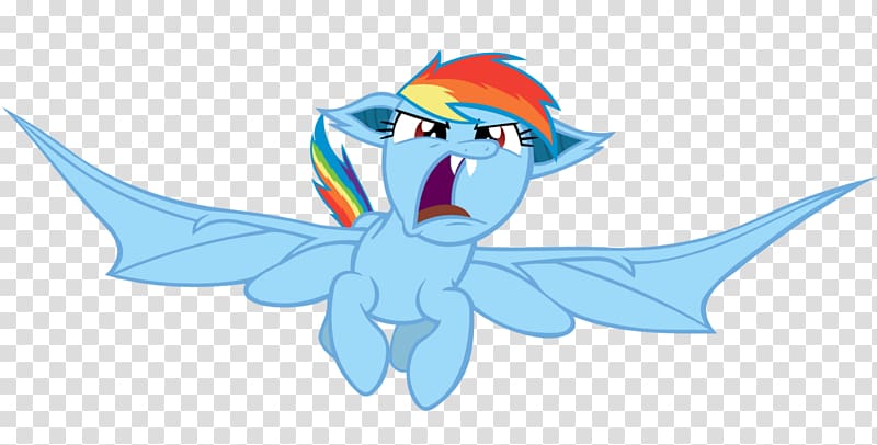 Rainbow Dash Applejack Bat Rarity Pony, bat transparent background PNG clipart