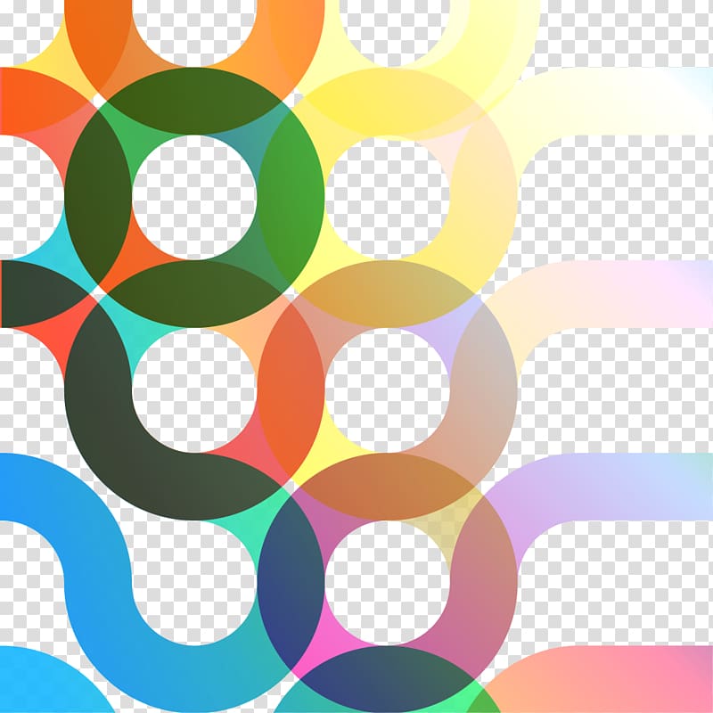 multicolored , Circle , Colorful geometric transparent background PNG clipart