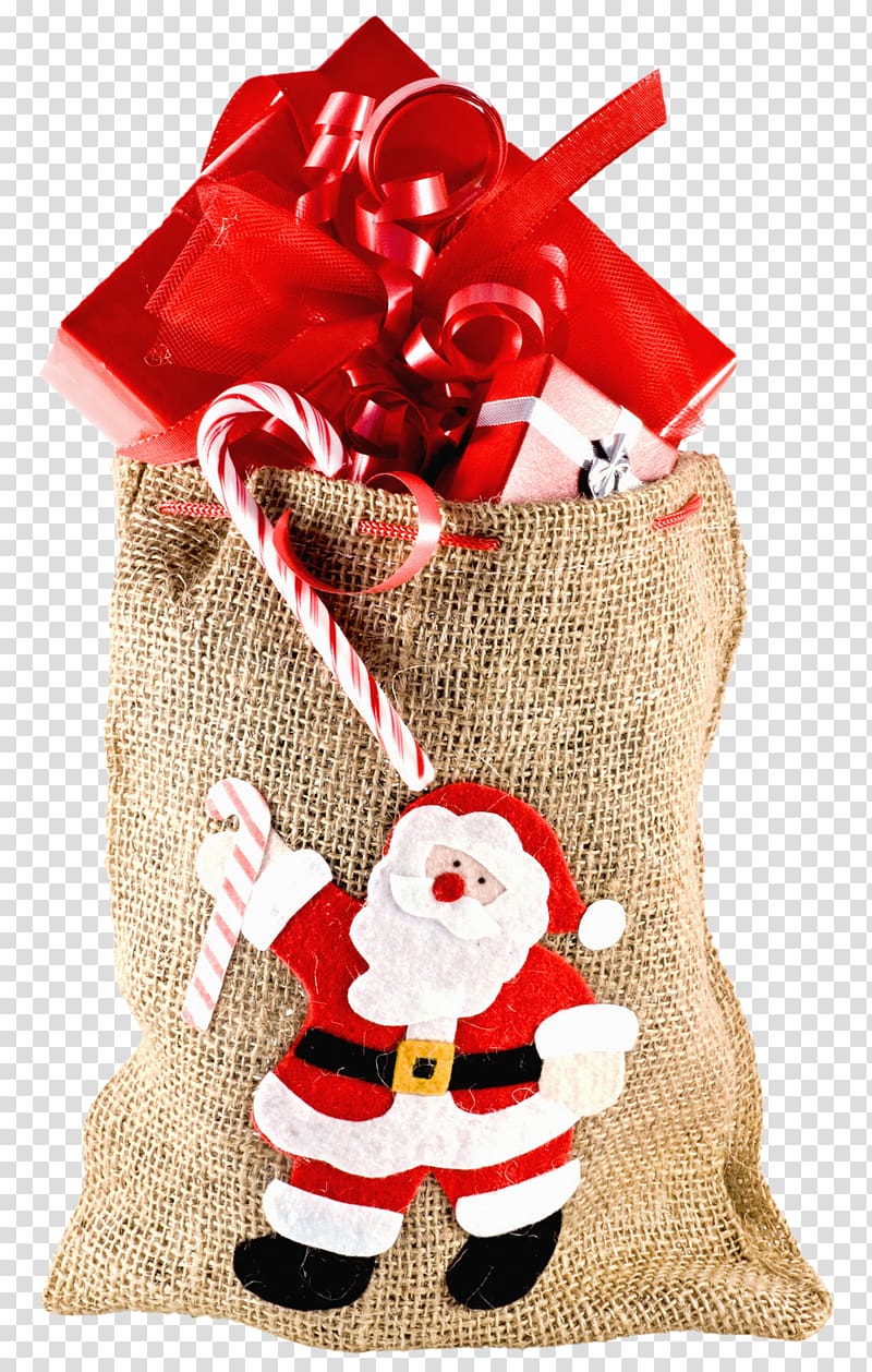 Christmas gift Christmas gift Santa Claus, Christmas Sack Gift transparent background PNG clipart