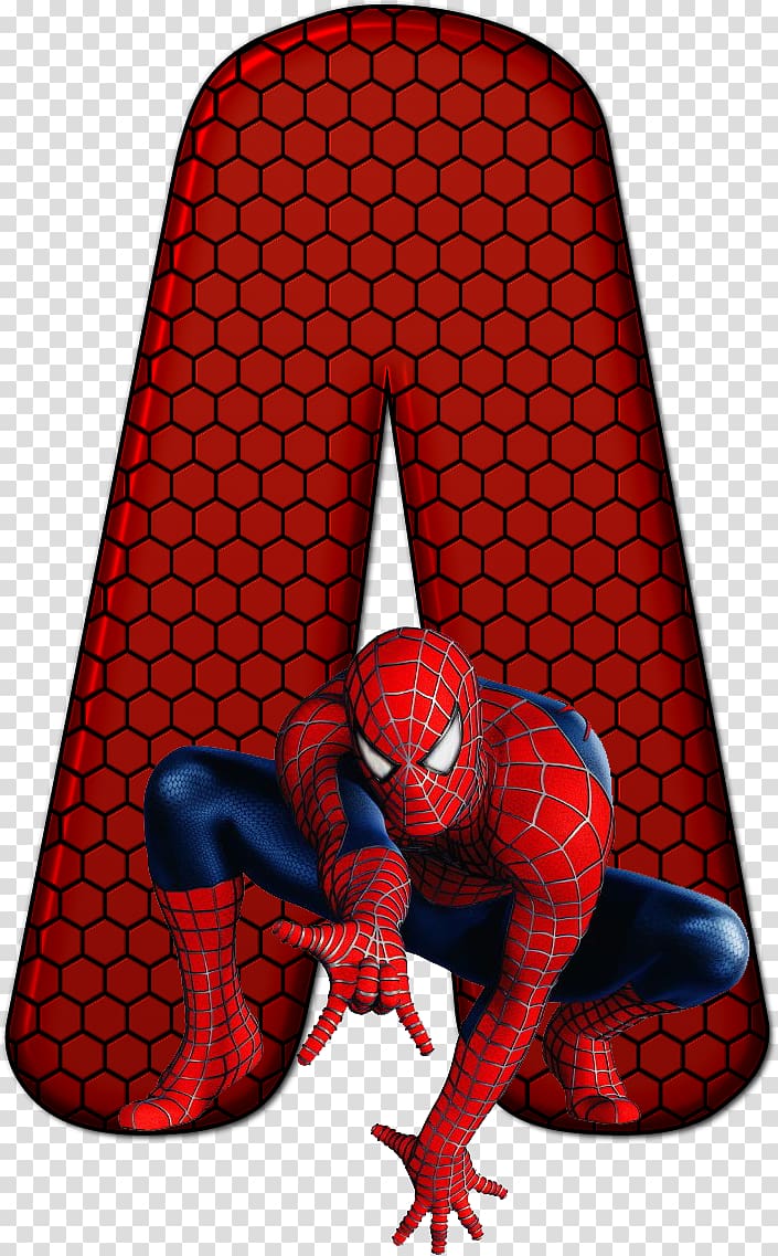 Spider-Man Superhero Alphabet Male , spider-man transparent background PNG clipart