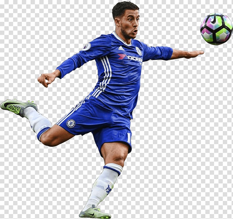 Soccer player Chelsea F.C. 2016–17 Premier League Football player, Hazard Belgium transparent background PNG clipart