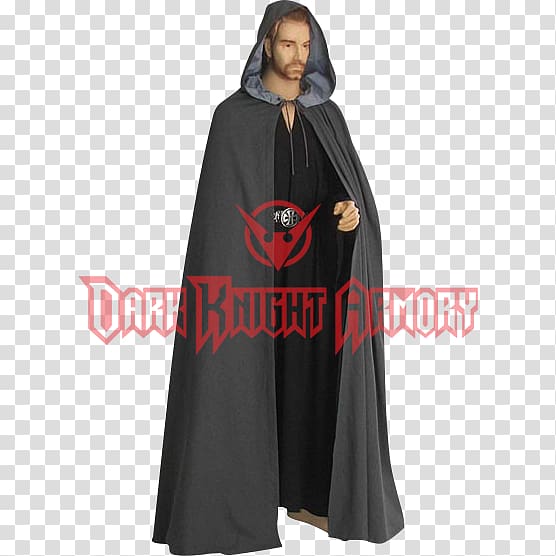 Middle Ages Crusades Cape Knight Surcoat, hooded cloak transparent background PNG clipart
