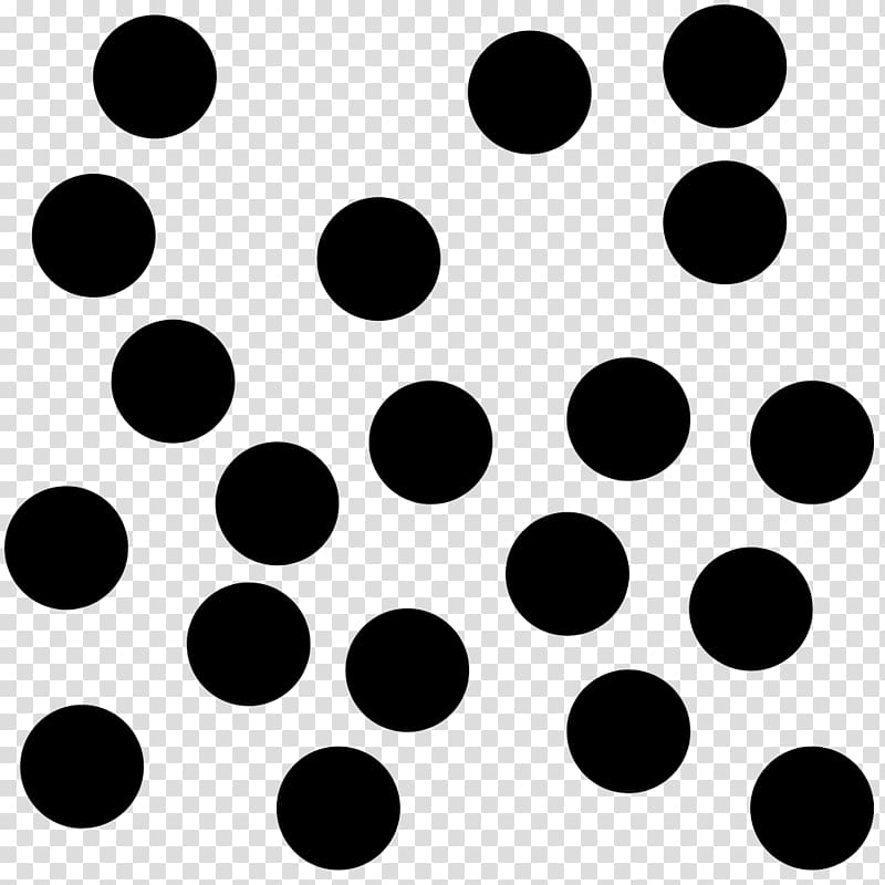 Monochrome Polka dot Pattern, design transparent background PNG clipart