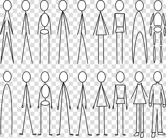 Line art Drawing Stick figure, How To Draw Stick Figures transparent background PNG clipart