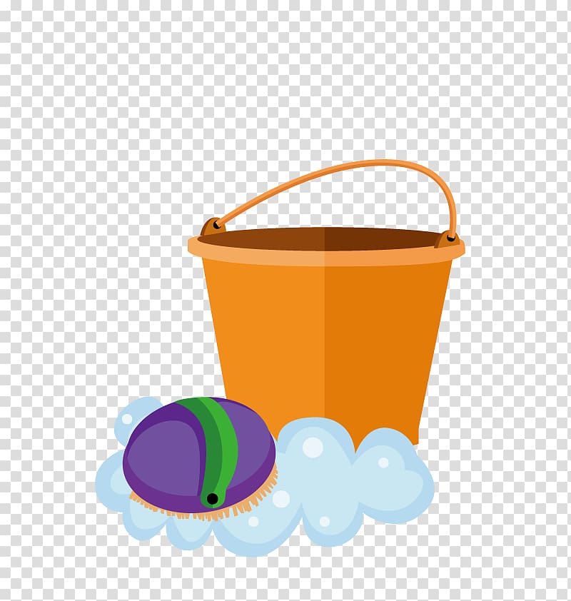 Cleaning Cleaner Maid service Bucket, bucket transparent background PNG clipart