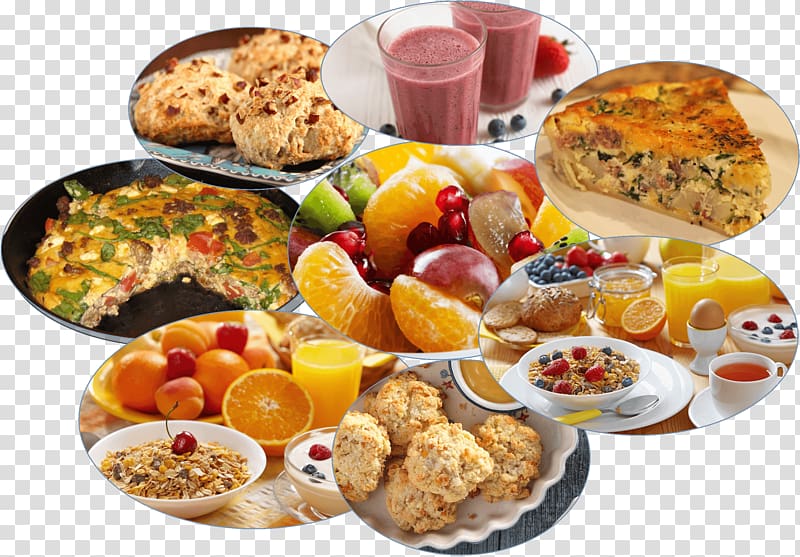 Full breakfast Quiche Vegetarian cuisine Food, juices transparent background PNG clipart