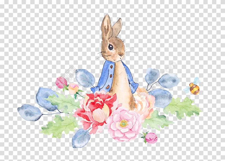 The Tale of Peter Rabbit Watercolor painting, peter rabit transparent background PNG clipart