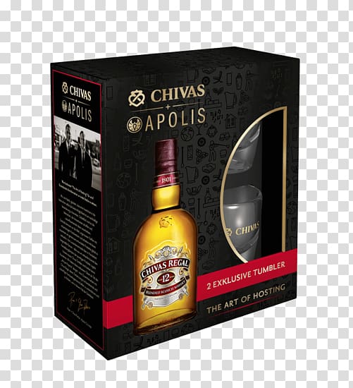 Liqueur Chivas Regal Blended whiskey Scotch whisky, CivasREGAL transparent background PNG clipart