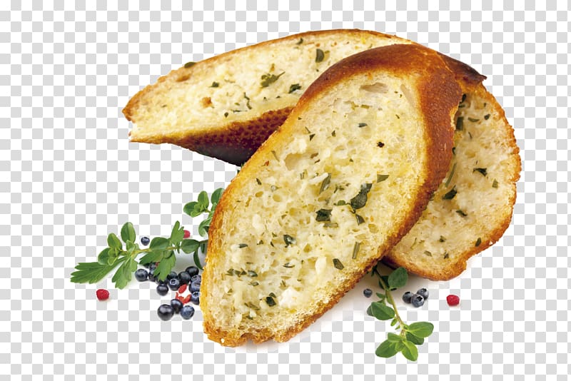 Garlic bread Bruschetta Baguette White bread, bread transparent background PNG clipart