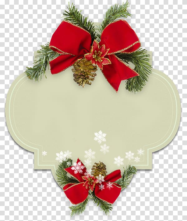 Christmas tree Desktop Gift Santa Claus, etiquette transparent background PNG clipart