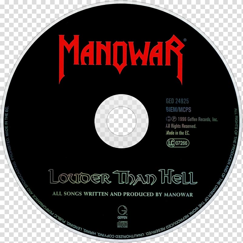 Compact disc Manowar Heavy metal Phonograph record Album, manowar transparent background PNG clipart
