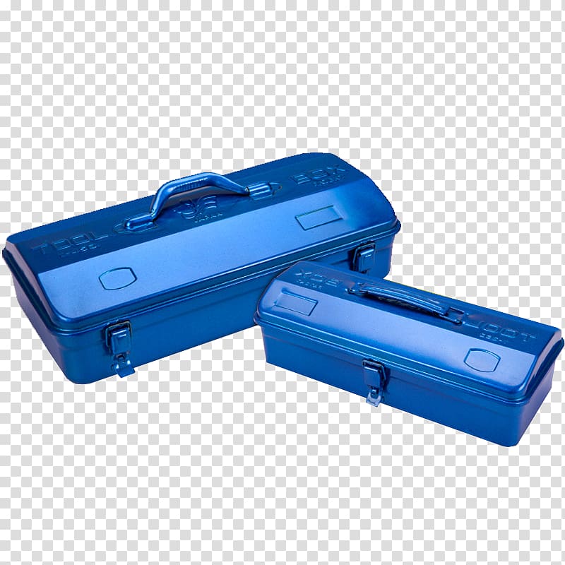 Hand tool Toolbox DIY Store, Product kind blue metal toolbox transparent background PNG clipart
