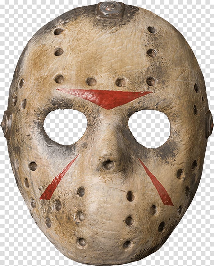 Jayson mask, Jason Voorhees Friday the 13th Goaltender mask Costume, mask transparent background PNG clipart