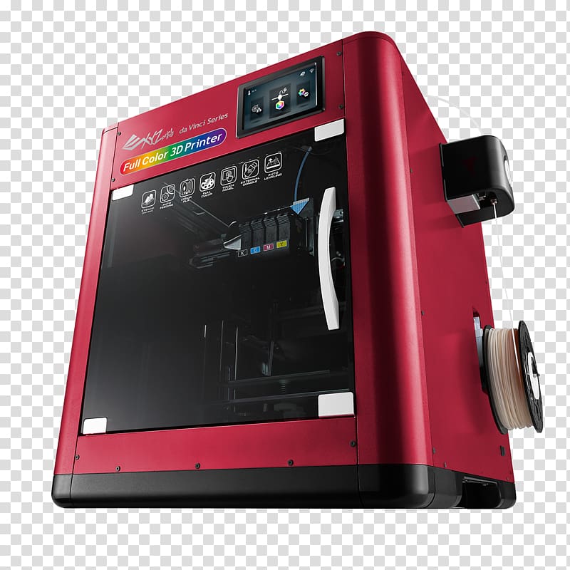 3D printing Fused filament fabrication Color printing Printer, printer transparent background PNG clipart