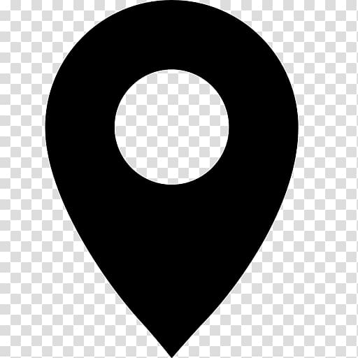 Black Map Pin transparent PNG - StickPNG