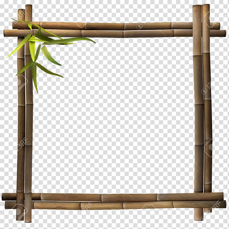 brown bamboo frame , Frames Bamboo , bamboo transparent background PNG clipart
