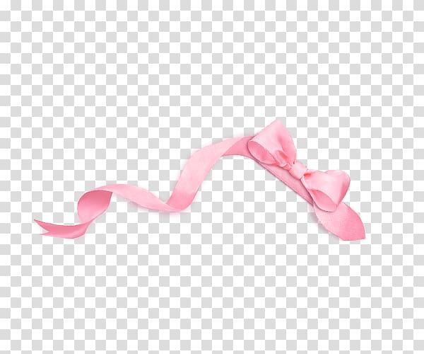 pink ribbon strap , Heart Pattern, Pink bowknot ribbon transparent background PNG clipart