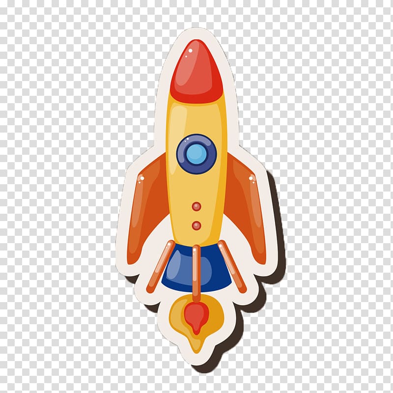 Rocket Illustration, rocket transparent background PNG clipart