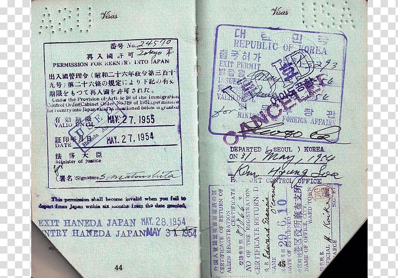 Document, stamp passport transparent background PNG clipart