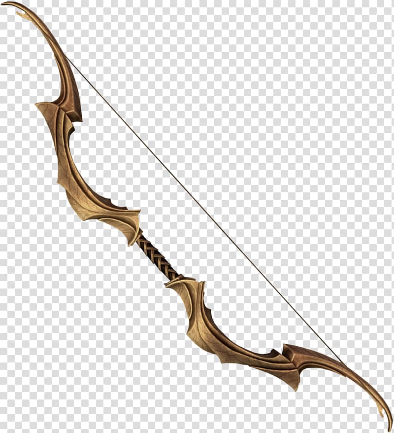 The Elder Scrolls V: Skyrim – Dragonborn The Elder Scrolls V: Skyrim – Dawnguard Oblivion Weapon Bow and arrow, weapon transparent background PNG clipart