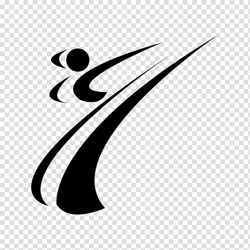 white and black check illustration, Martial arts Karate Taekwondo Logo, mixed martial arts transparent background PNG clipart