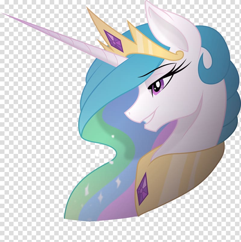 Pony Princess Celestia Art Rarity Winged unicorn, princess transparent background PNG clipart