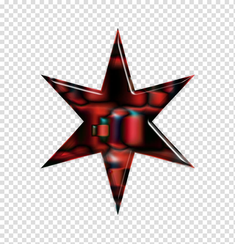 Flag of Chicago Red star, etoile transparent background PNG clipart